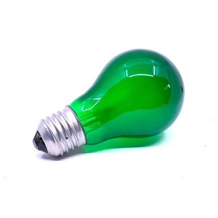 Green 40 W bulb