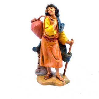 Shepherd with Jar and Staff - Fontanini Figurine 12 cm