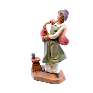 Shepherdess Pouring - 157 - Fontanini Statue 12 cm