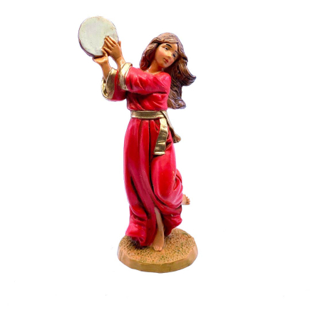 Dancing Shepherdess - 170 - Fontanini Statue 12 cm