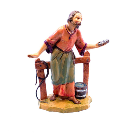Stableman Shepherd - 175 - Fontanini Statue 12 cm
