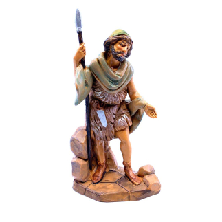 Hunter Shepherd - 180 - Fontanini Statue 12 cm