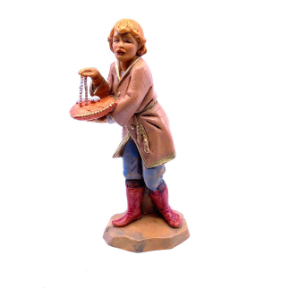 Shepherd with jewelry - 113 - Fontanini Statue 12 cm
