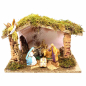 Nativity hut for 10–13 cm figurines