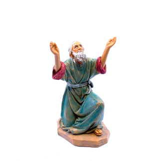 Kneeling prophet shepherd - 712 - Fontanini Statue 12 cm