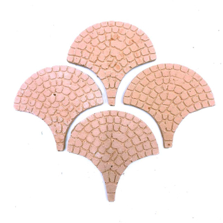Resin paving stones - 4 pcs - 4.8 x 4.6 cm