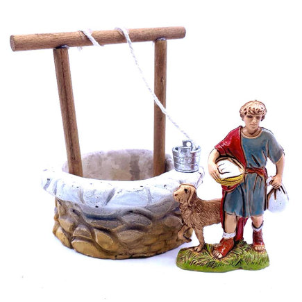 Nativity scene well without a base (9 cm)