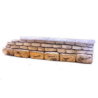 Brick wall for nativity scene