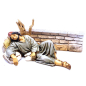 Brick wall for nativity scene