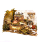 Moving olive mill for nativity scenes