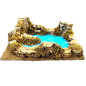 Laghetto presepe 20x14x7 cm