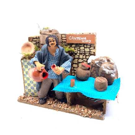 Moving innkeeper for nativity scenes - 8 cm series