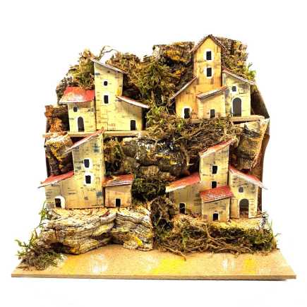 Nativity village 20x14x18 cm