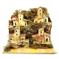 Nativity village 20x14x18 cm
