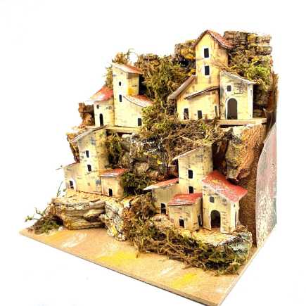 Nativity village 20x14x18 cm