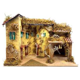 Mini Nativity Scene - Country House 33 x 18 x 23 cm