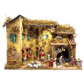 Mini Nativity Scene - Country House 33 x 18 x 23 cm