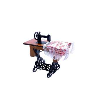 Sewing machine with base for nativity scenes