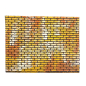 Colored brick wall cork panel, 33 x 25 x 1 cm