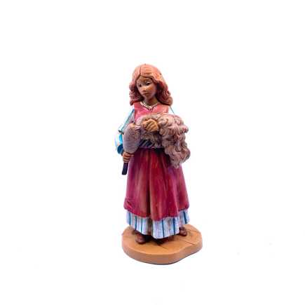 Spinning Shepherdess - 273 - Fontanini Figurine 12 cm