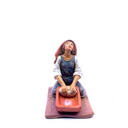 Washerwoman / kneader shepherdess - 260 - Fontanini Statue 12 cm
