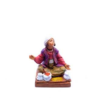 Spice Seller Shepherd - 241 - Fontanini Statue 12 cm