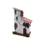 Three nativity scene houses, 13–15 cm