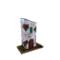 Three nativity scene houses, 13–15 cm