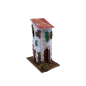Three nativity scene houses, 13–15 cm