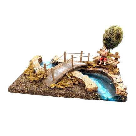 Modular River - Double Curve with Bridge