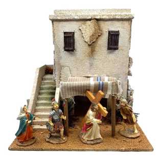 Jesus' Ascent to Mount Calvary - Set of 4 statues - Easter - 9-10 cm series