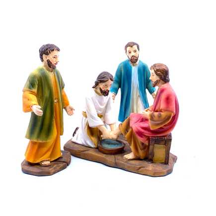 Foot washing figurines - 9 cm