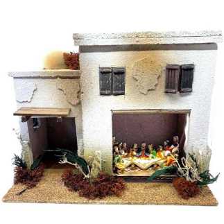 Easter scene with Last Supper, 8 cm series
