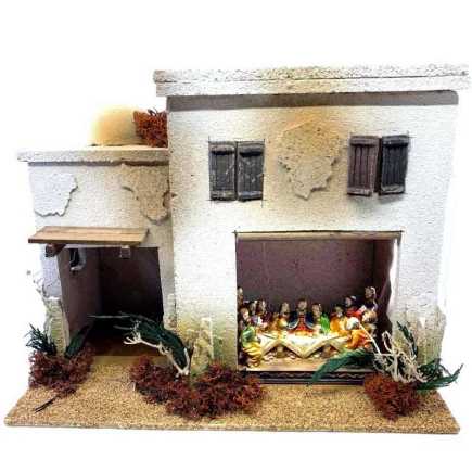 Easter scene with Last Supper, 8 cm series