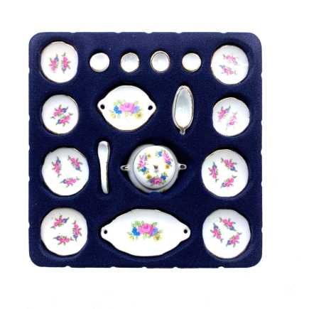 Miniature porcelain set