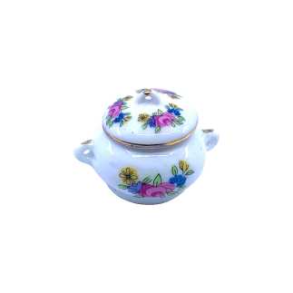 Pot with lid 3.5 x 3.3 cm