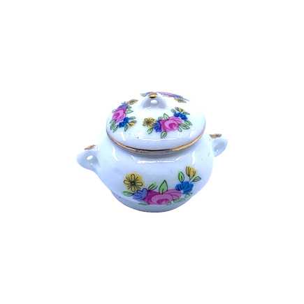 Pot with lid 3.5 x 3.3 cm