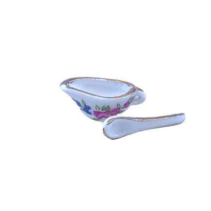 Sauce bowl and spoon, 2.5 cm