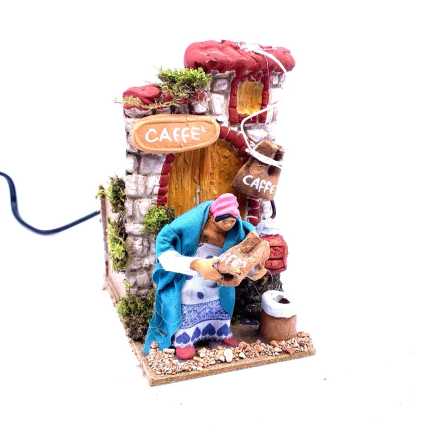 Moving coffee seller 10 cm