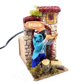 Moving firewood seller 10 cm
