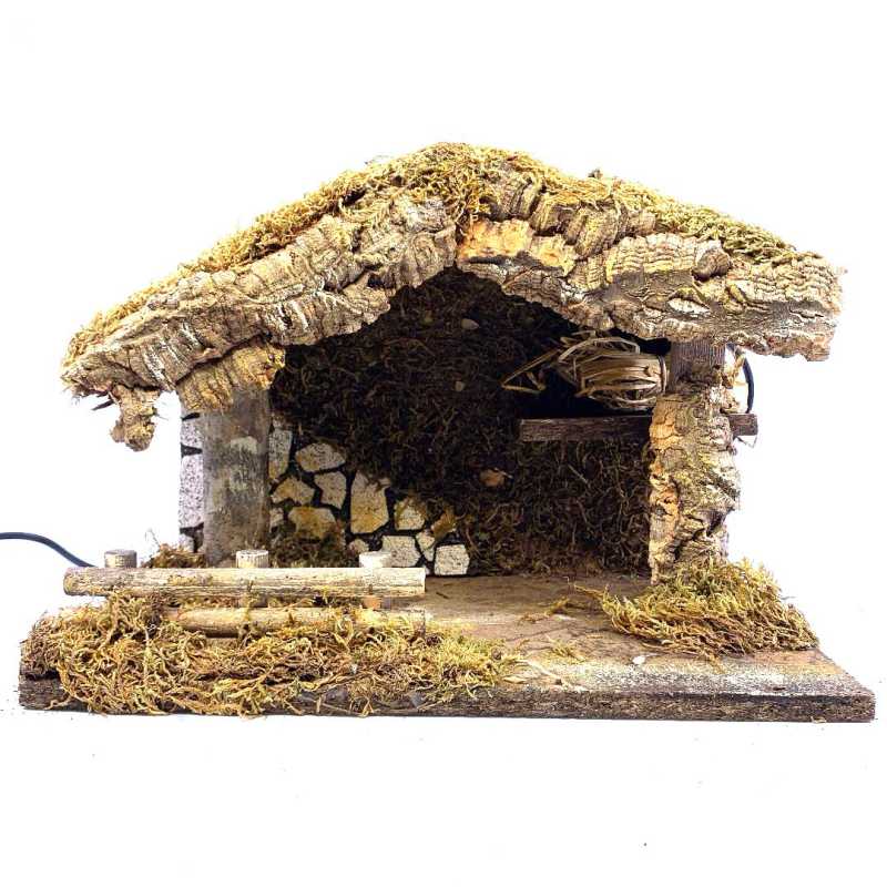 Capanna per presepe per statuine 10 o 12 cm