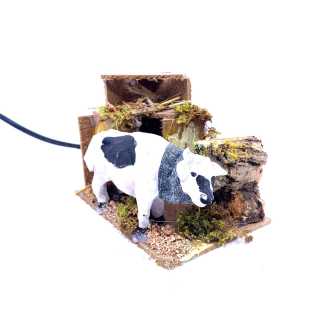 Moving cow 14 x 9 x 10 cm