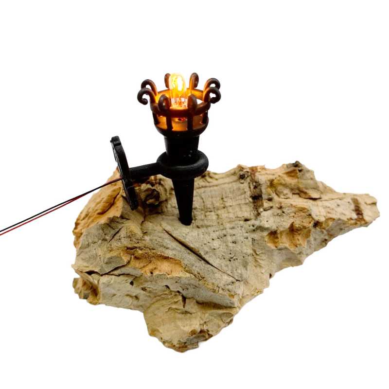 Fiaccola da parete / Torcia 12V - varie misure Fiaccola da parete / Torcia 12V - varie misure