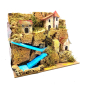 Landscape with artificial river 20 x 14 x H 18 cm Landscape with artificial river 20 x 14 x H 18 cm