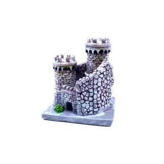 Miniature castle 8 x 6.5 x 9 cm