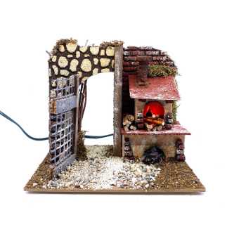 Oven with side door 20x14x18 cm