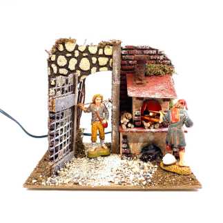 Oven with side door 20x14x18 cm