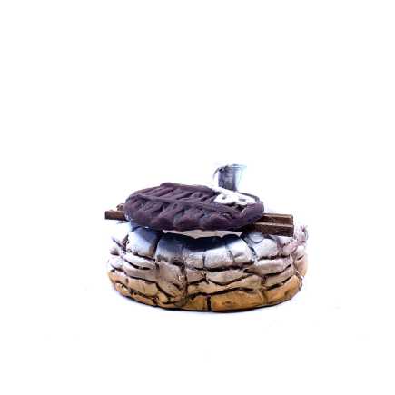 Low well for nativity scene 9.5x8.5x5.5 cm