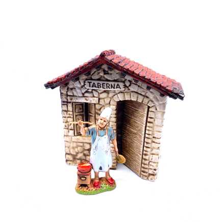 Tavern for 6 cm figurines - 10.5 x 4.5 x 10 cm