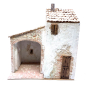 Casa con bottega in borgo 24 x 16 x 28 cm (anche con statuine)